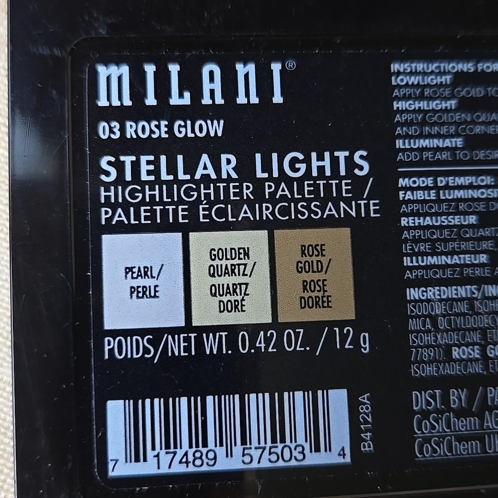 Milani Highlight Trio - Light Pink, Champagne, Rose - Picture 2 of 2